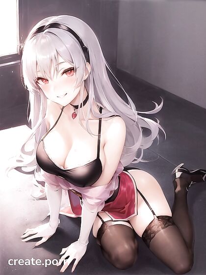 Mind-Blowing Wolf Ears Hentai AI Image with Intense Pleasure