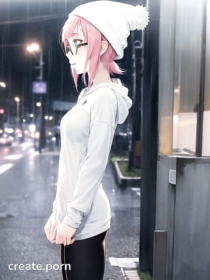 Hentai AI Porn with Girl 18+ Wearing Big Round Glasses