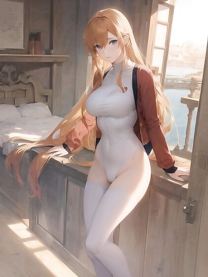 Hidden Bulge Revealed in Seductive Hentai Clothing Image