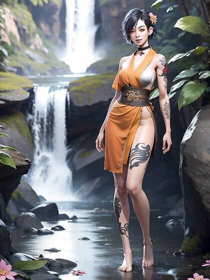 Shaolin Warrior Monk Takes On Short Stature in Intense Hentai AI Image