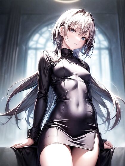 Sensual Stocking-Dress Action in Mind-Blowing Hentai AI Image