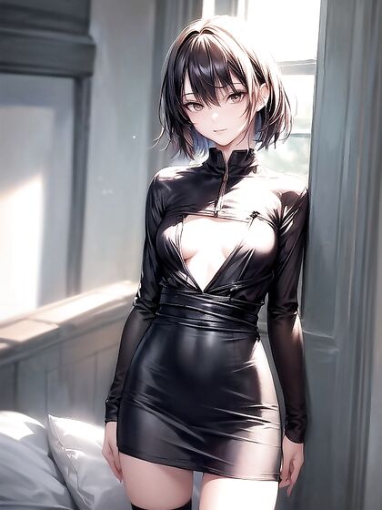 Seductive Stocking-Dressed beauty inMind-Blowing Hentai AI Image
