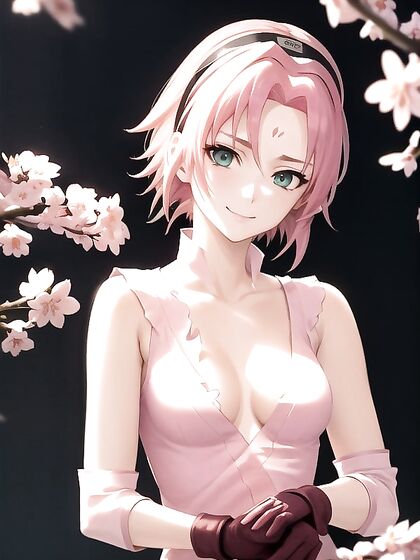 Sunlight Highlights Pink-Haired Beauty in Delicate Transparent Dress Hentai Pleasure