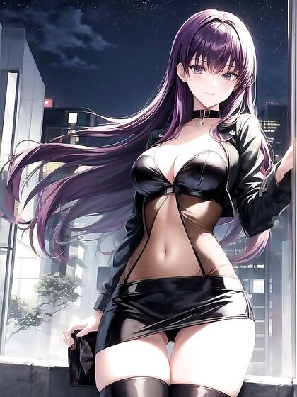Bad Girl 18+ with Thigh-High Boots Blunts It Out in Wild Hentai AI Image