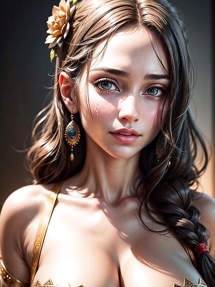 Lactating Woman in Seductive Hentai AI Image for Ultimate Pleasure
