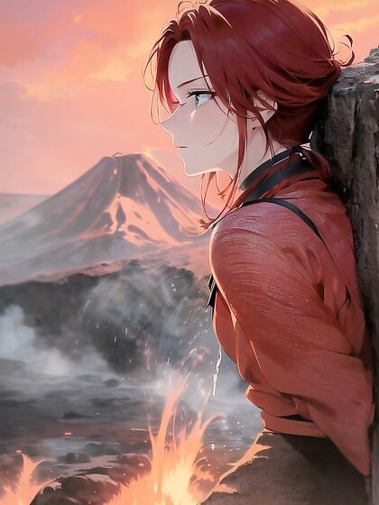 Red-Haired Pyre Tied Up for Intense Hentai Pleasure
