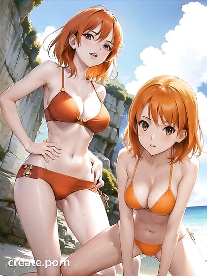 Nami and Nico Robin Team Up for Steamy Hentai Adventures
