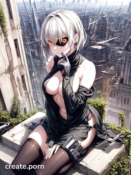 Desolate City Overtaken by Nature - A Tale of Sorrow and Pleasure in Hentai Hentai AI Imageography