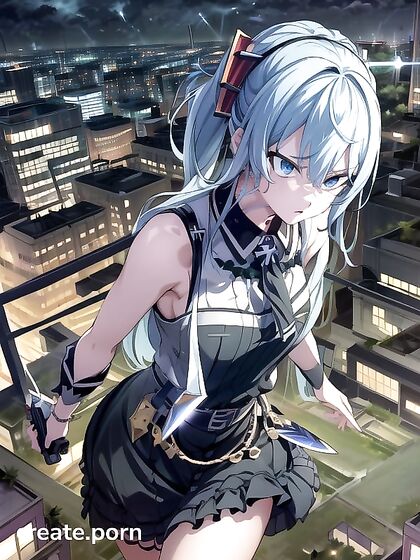 Overgrown Cityscape - Dark Green Vines and Sad Worlds in Erotic Hentai AI Image