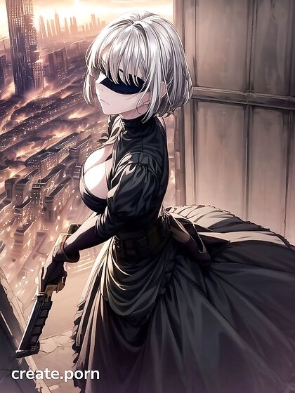 Dark Tales of Pain - Knife and Gun Wielding Absurdres in Intense Hentai AI Image