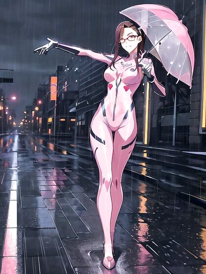 Bioluminescent Algae Light Up City Streets in Sensual Hentai Fantasy