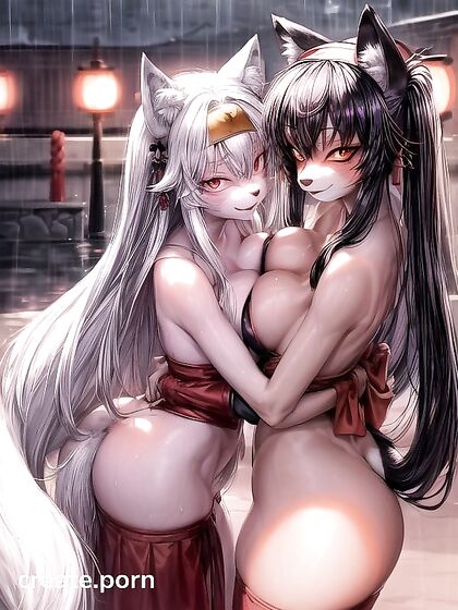 White-Skinned Beauty with Platinum Locks Seduces in Masterful Hentai AI Image