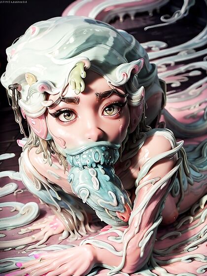 Slime Girl 18+ GivesMind-Blowing Blowjob in Erotic Hentai AI Image