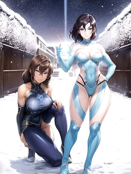 Korra from Avatar Bound in Seductive Hentai AI Image