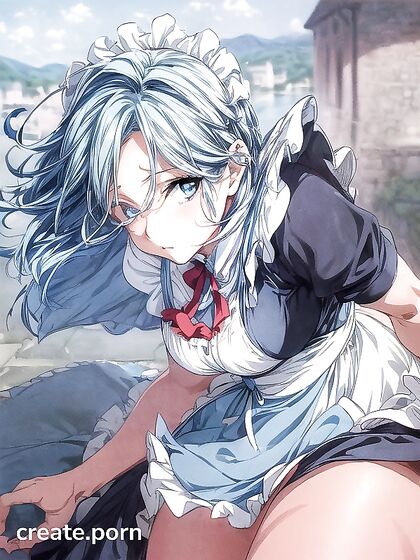 Villager with Sky Blue Hair Tears of Joy in hentai Pleasure Image