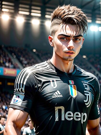 Man Wears Juventus Kit for Intense Stadium Action in Hentai Porn