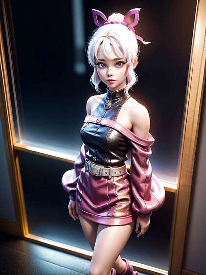 Bangs and Sunglasses - A Seductive Standing Hentai Fantasy