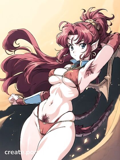 S Anime's Dragon-Winged Beauty Gets Ravished in a Hairy Hentai Fantasy