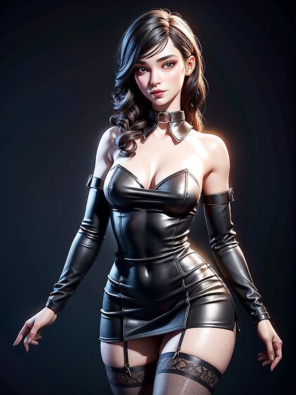 Mini Skirt Bliss - Hot Hentai AI Image Without the Underwear