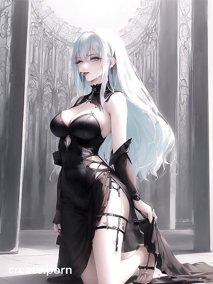 Goth Girl 18+ in Lacey Witch Costume with Makeup Smear Gives Intense Blowjob