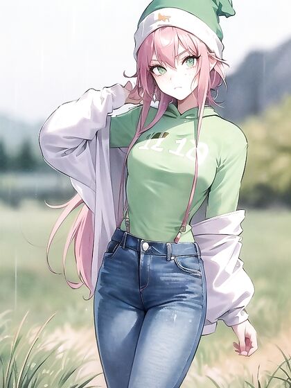 Freckled Girl 18+ in Oversized Hoodie Enjoying Pastel-Colored hentai Ecstasy