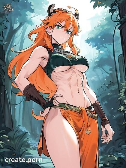 Barbarian Druid Gets Wild in Mind-Blowing Hentai AI Image