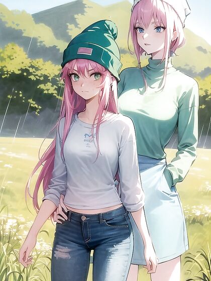 Freckled Cutie in Pastel-Colored Extra Large Hoodie forSTEAMY Hentai Fun