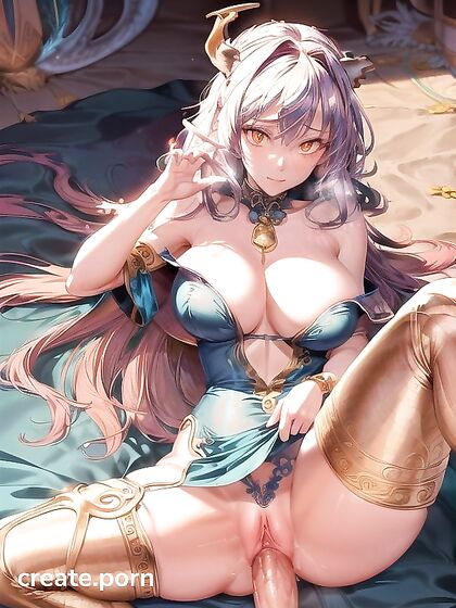 Standing Spread-legged with Shiny Eyes - A Seductive Hentai Experience