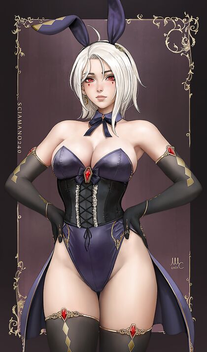 Hella Hot Harem-style Bunnie Banging - XXX Pics of Sexy Sluts in Rabbit Costumes
