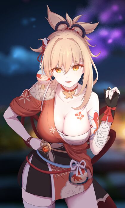 Holy Shitting Yoyi Masturbating on Hentaied XXX Pic