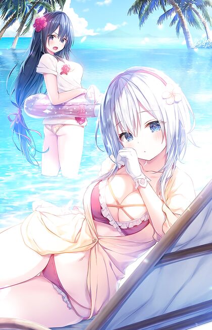 Hentaified Mari Fucking Her Bestie in Red-Hot Lesbian Action