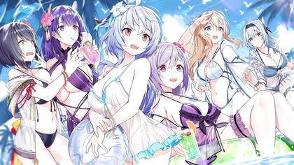 Hella Hot Waifs Layin’ It Up On The Sandy Shore – Hentaified Beach Pic For Your Eyes Only