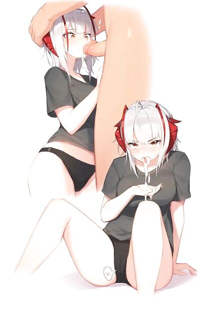 This chick can barely handle this massive load! She needs more than just her mouth to take in every last drop of his hot jizz!