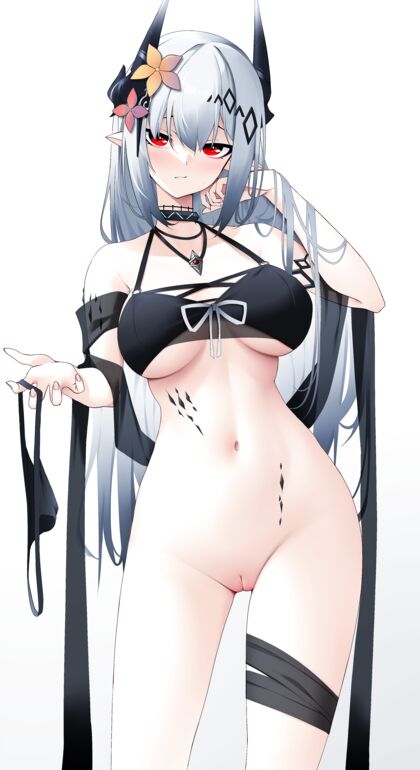 Holy Shit! She Still Has Her Pantsu On & It’S FucKing Hot AF!