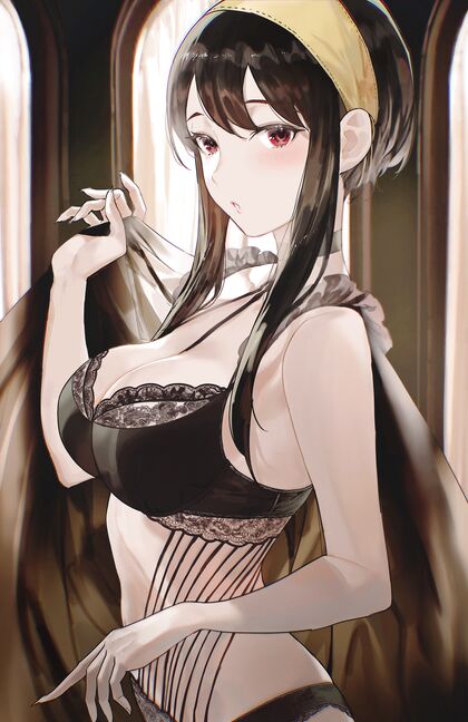 Hella Hot Hentaified Black Lace Panty Showdown