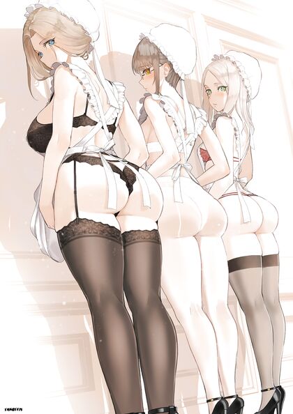 Choose your fucking lustful maiden outfit for some hot AF hentaï XXX action!