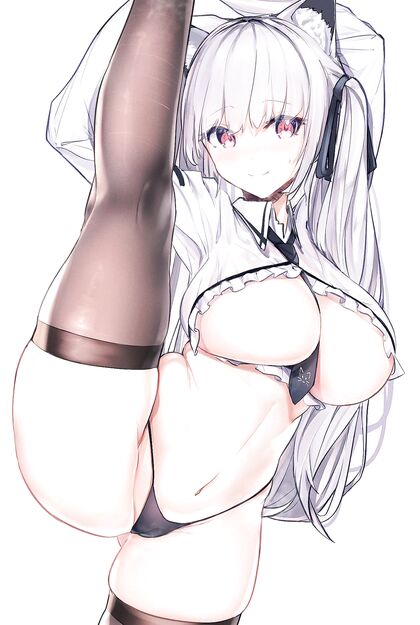 Holy Fuck! Leggy Babe Gives Epic High-Lifting Show in XXX HENTAI Pic!