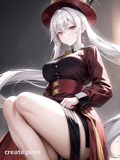 Medium-Sized Girl 18+ with Long Brown Hair in Pigtails Wears Stylish Coat and Hat Combo