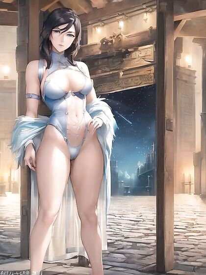 Korra from Avatar Bound in Steamy Hentai AI Image