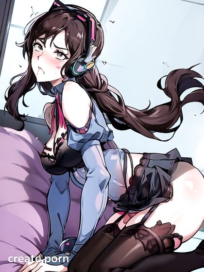 Maid in White Panties Squirts and Takes Creamy Loads in Mind-Bending Hentai AI Image