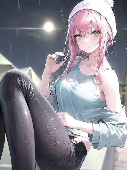 Freckled Beauty in Oversized Hoodie and Green Outfit Takes Hentai Pleasure to New Heights