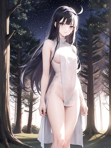 Twinkling Stars and Indigo Hair - A Moonlit Glade Erotic Adventure