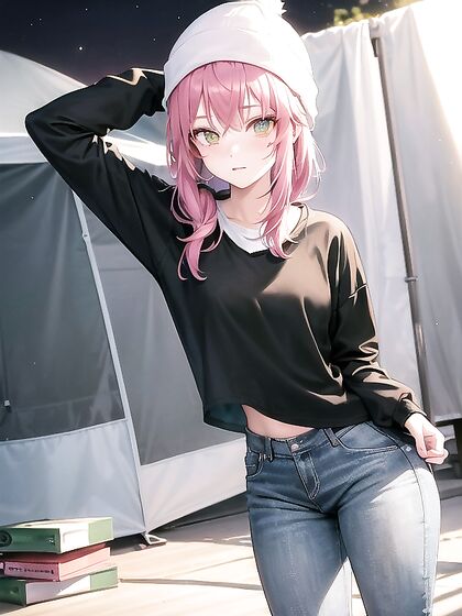 Freckled Goddess in Green Clothing and XL Hoodie Delves into Seductive Hentai Pleasure