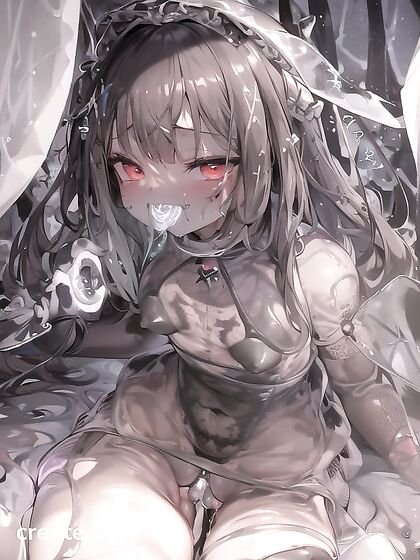 See-Through Slime Girl 18+s in Transparent Lace Dresses for Ultimate Hentai Pleasure