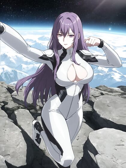 Dancing With Large Breasts in Long-Length Hentai AI Image