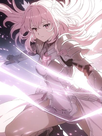 Pink Armor Seduction - Intense Hentai AI Image with Artificial Intelligence