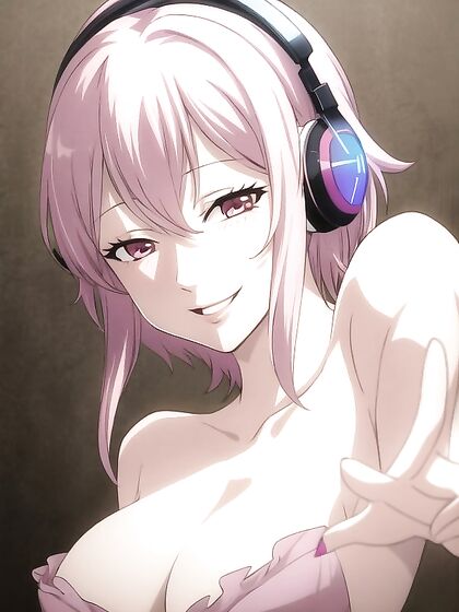 Blissful 20+ Babe Enjoying Intense Hentai Pleasure with Headphones On
