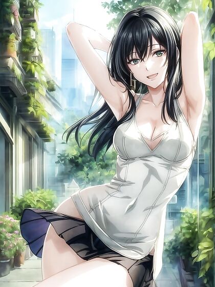Cute Couple Explore Modern City in Steamy Straight Hentai Adventure