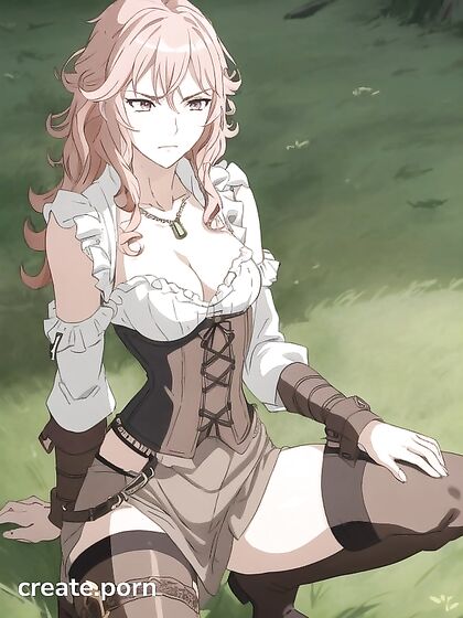 Steampunk Corset Goddess Unleashes Her Angry Desires in Steamy Hentai AI Image