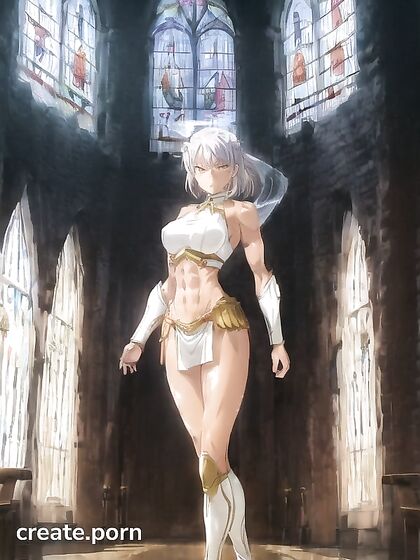 Angel Spreads Her Legs in Armored hentai Pleasure Sessions